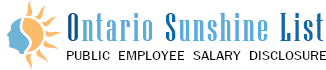 Ontario Sunshine List - Public Employee Salary Disclosure